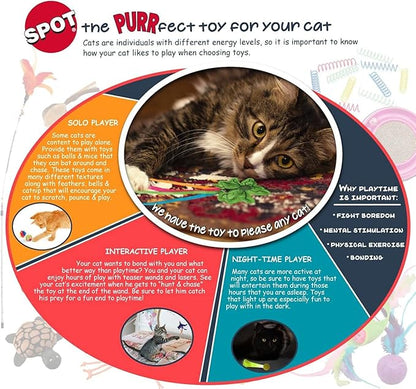 Spot birds of a feather catnip cat toy