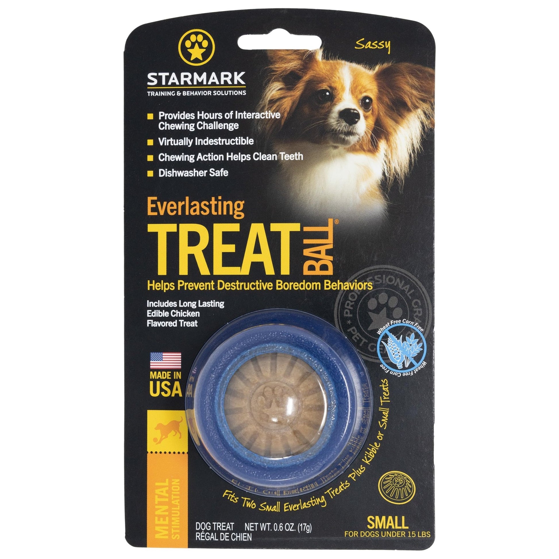 Starmark Everlasting Treat Ball Small with 1 treat