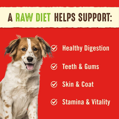 Stella & Chewy's Freeze Dried Raw Dinner Patties – Grain Free Dog Food, Protein Rich Duck Duck Goose Recipe – 25 oz Bag