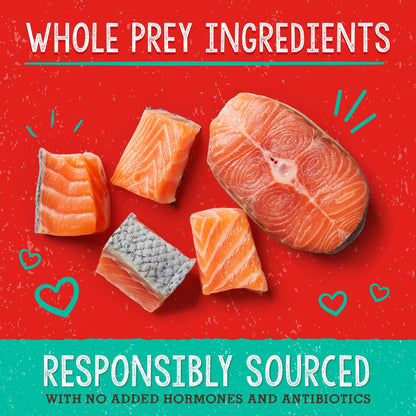 Stella & Chewy's Freeze Dried Raw Savory Salmon & Cod Meal Mixer | Grain - Free Dog Food Topper | 18 oz Bag