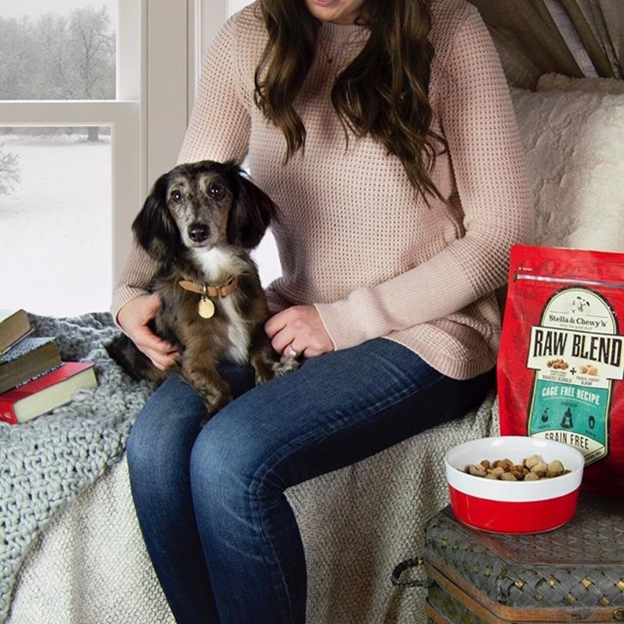Stella & Chewy's Raw Blend Dog Kibble | Cage - Free Chicken Recipe (10 lb)