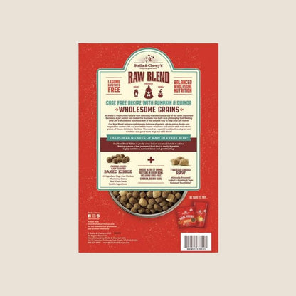 Stella & Chewy’s raw blend wholesome grains cage free recipe 3.5lb