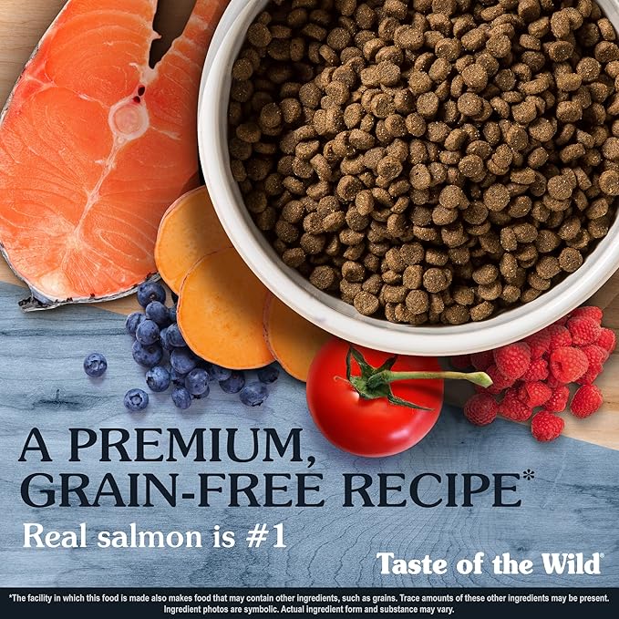 Taste of the wild pacific stream puppy recipe smoke flavored salmon 14lb