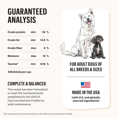 The Honest Kitchen Whole Food Clusters Whole Grain Chicken & Oat Dry Dog Food – Human - Grade, Nutrient - Rich Recipe – 5 lb Bag