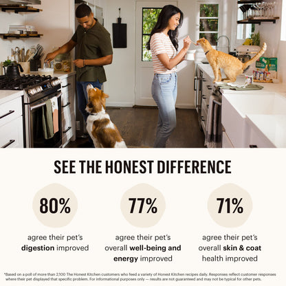 The Honest Kitchen Whole Food Clusters Whole Grain Chicken & Oat Dry Dog Food – Human - Grade, Nutrient - Rich Recipe – 5 lb Bag