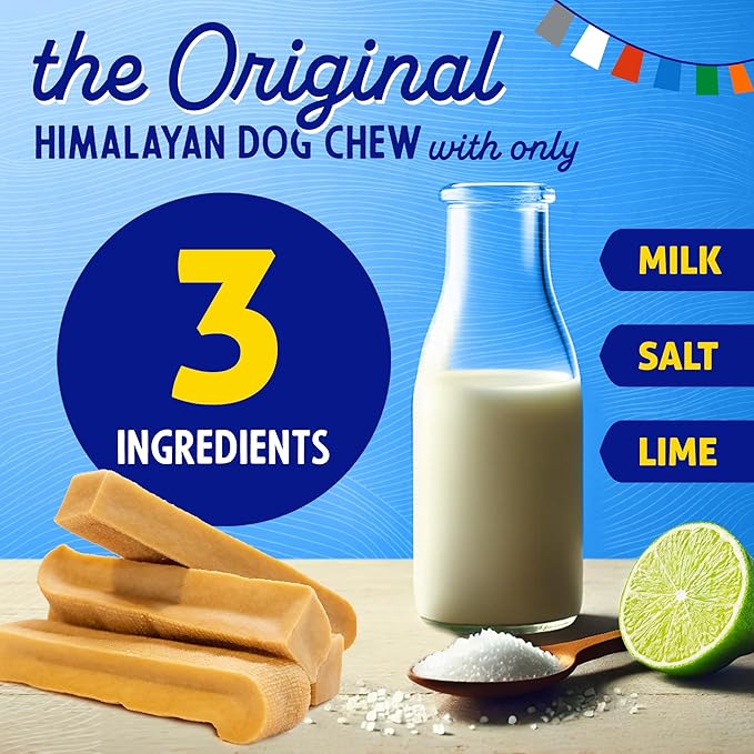 The original Himalayan dog chew medium cheese