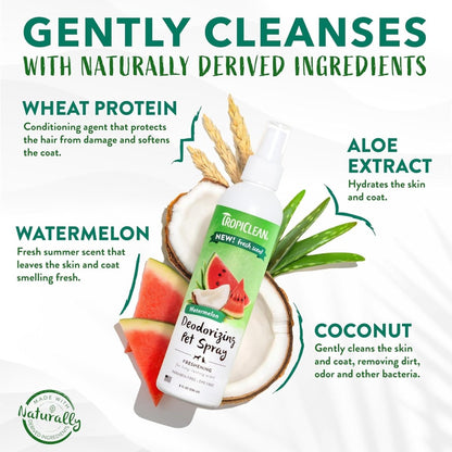 TropiClean Watermelon Deodorizing Spray, 8oz