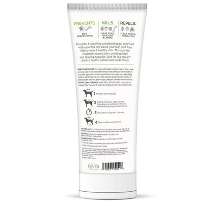 Vetality avantect II flea & tick dog shampoo 8oz bottle