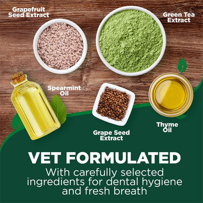 Vets best dental care finger wipes for dogs & cats 50ct