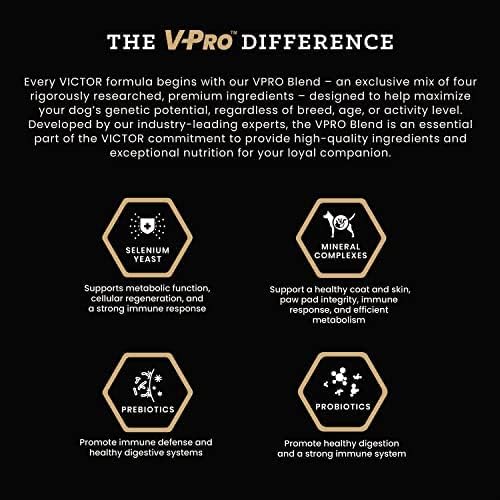 Victor hi pro plus for active dogs and puppies kibble 5 lbs