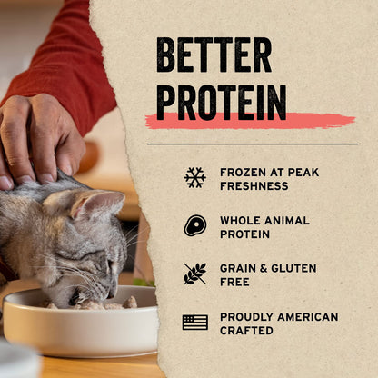 Vital Essentials Freeze Dried Raw Cat Food, Duck Mini Patties Entree, 3.75 oz