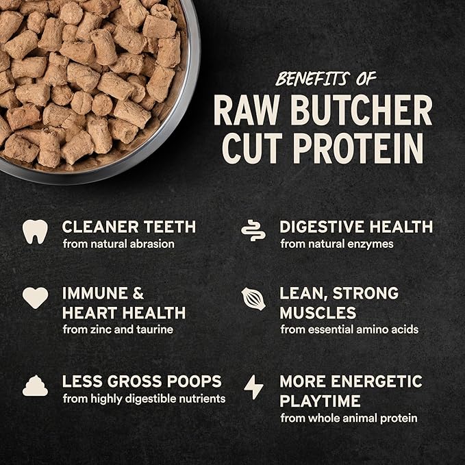 Vital Essentials Freeze Dried Raw Dog Food, Turkey Mini Nibs Entree, 5.5 oz
