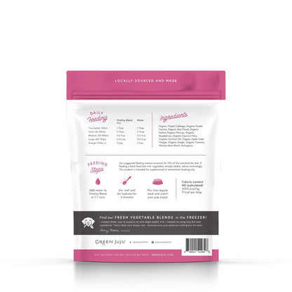 Vitality blend with astragalus freeze dried green vegetable blend for dogs and cats 5.5oz