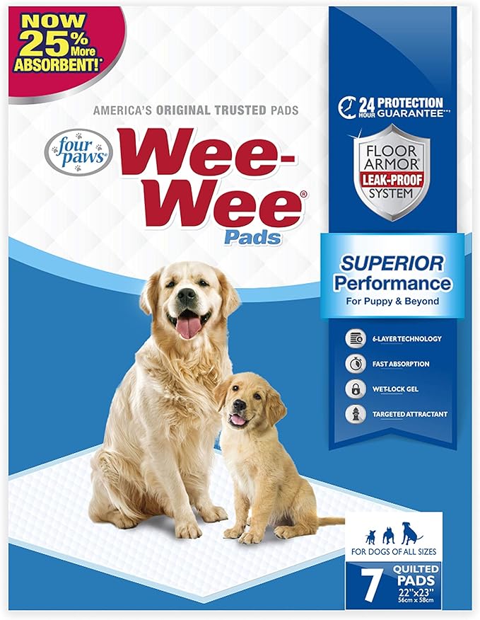 Wee wee pads 7 count