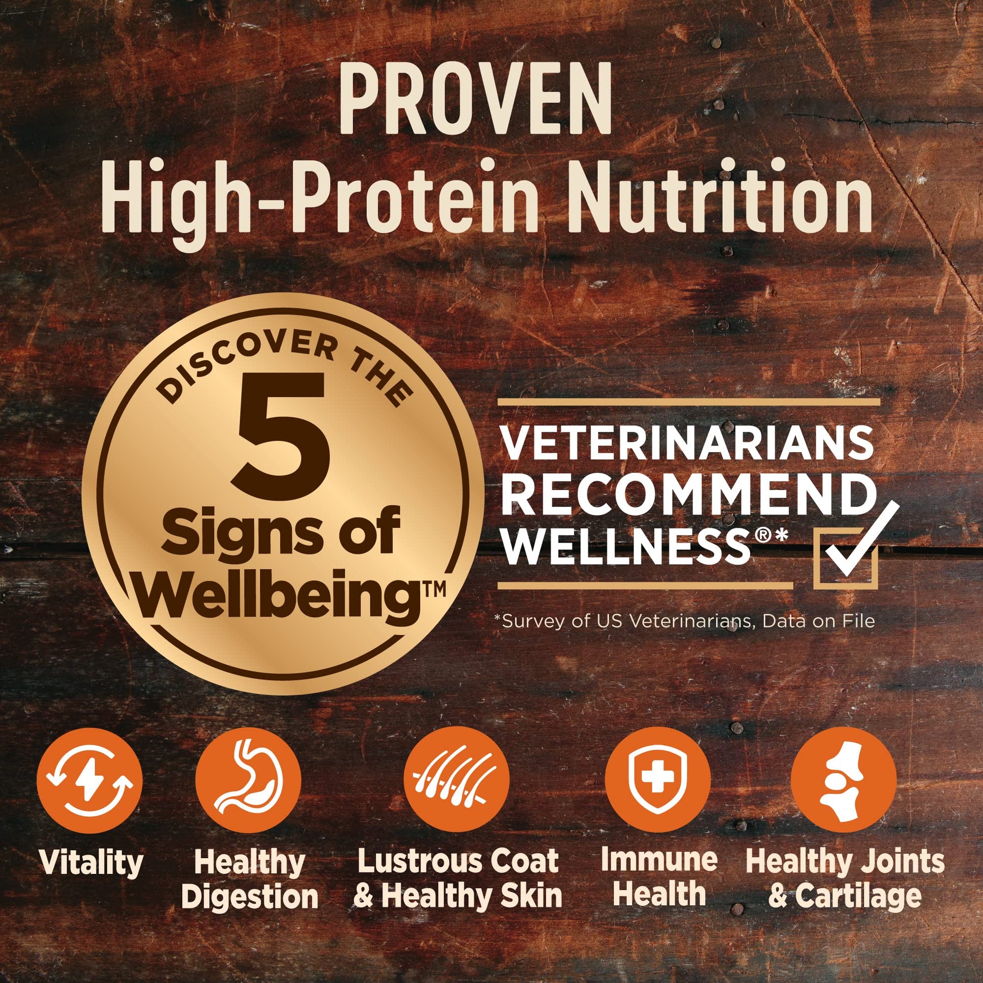 Wellness Core Grain - Free High - Protein Dry Dog Food – Original Turkey & Chicken Recipe, 4 lb Bag | Natural Ingredients for Adult Dogs
