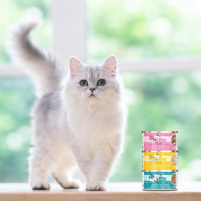 Weruva Cats in The Kitchen, The Double Dip with Chicken & Beef Au Jus Cat Food, 6oz Can