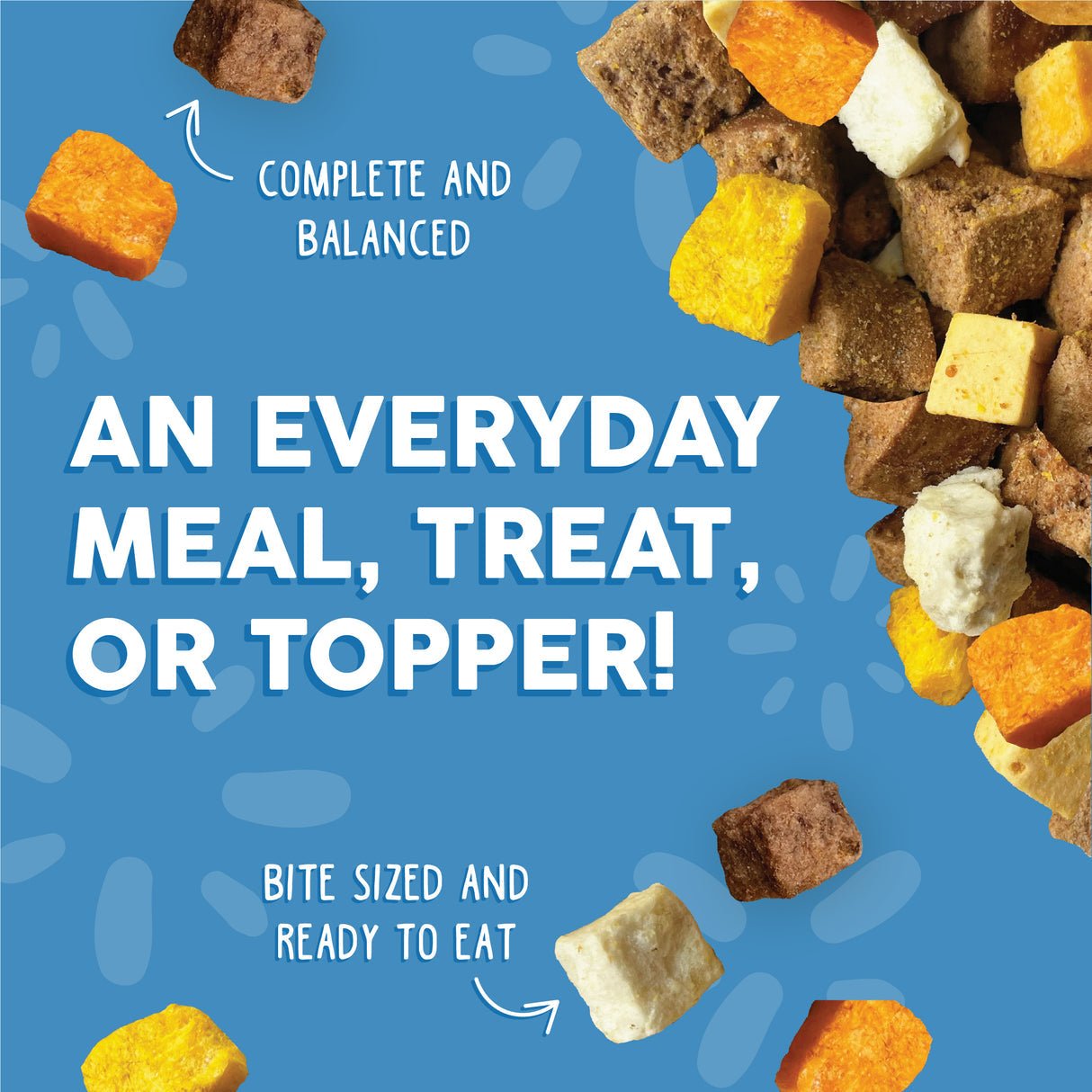 Weruva Freeze dried steak frites dinner with sirloin tip, egg pumpkin and sweet potato 13 oz