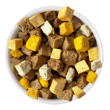 Weruva freeze dried steak frites dinner with sirloin tip,egg, pumpkin and sweet potato fully cooked complete meal for dogs 1oz
