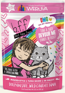 Weruva omg bff gravy tuna and duck wet food