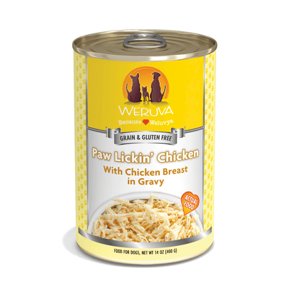 Weruva paw lickin chicken with chicken breast in gravy
