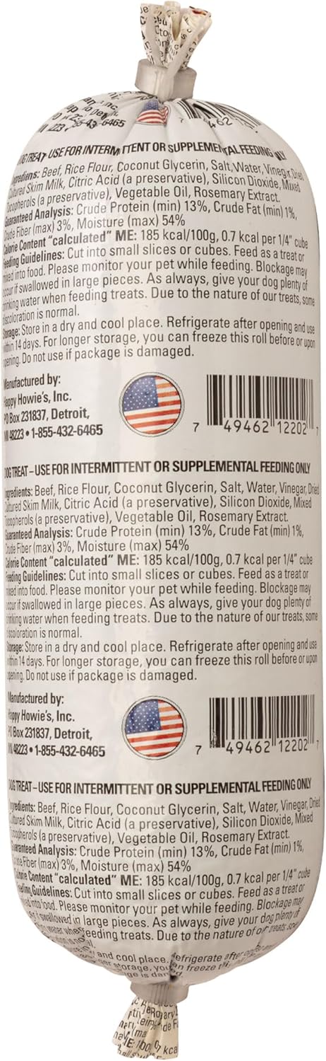 Wolf meat roll dog treat large
