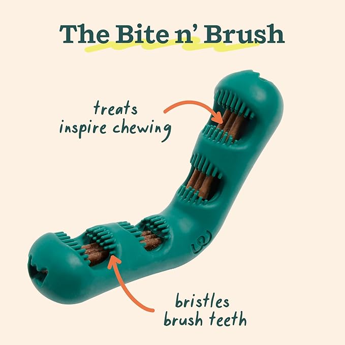 Woof bite n’ brush toothbrushing for dogs large