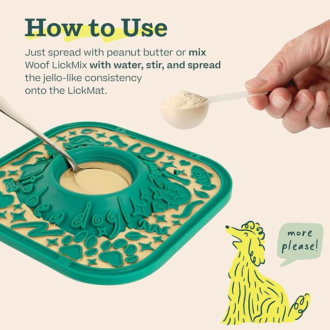 Woof lickmat slow feeder