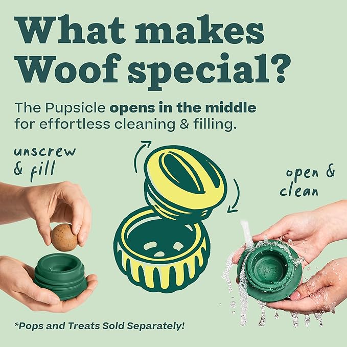 Woof The Pupsicle XL dog treat toy