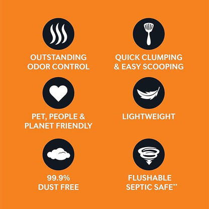 Worlds best cat litter low tracking and dust control 8lb