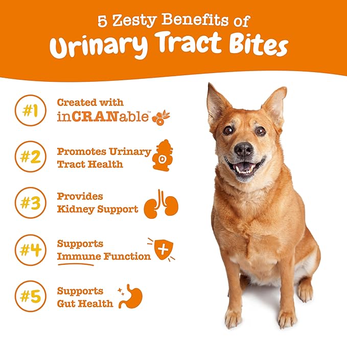 Zesty paws urinary tract bites 90 soft chews chicken flavor
