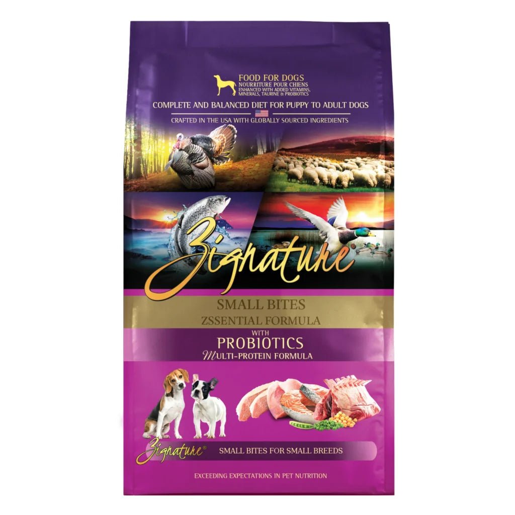 Zignature zssential small bites 12.5lb kibble