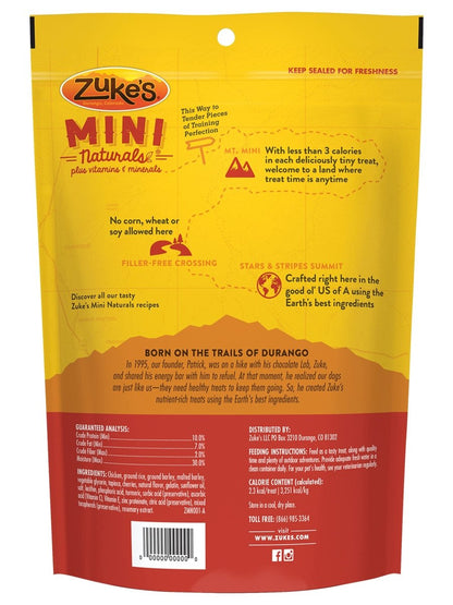 Zuke's Mini Naturals Dog Training Treats - Salmon Recipe - Soft Mini Dog Treats with Vitamins & Minerals - 16 Ounce