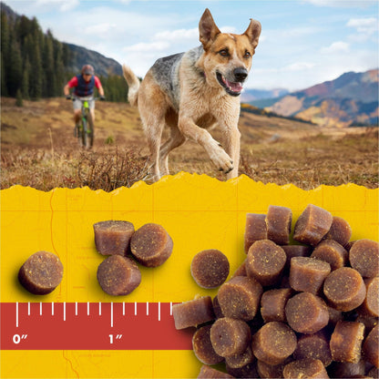 Zuke’s Mini Naturals Soft And Chewy Dog Treats For Training Pouch, Natural Treat Bites With Beef Recipe - 6 oz. Bag