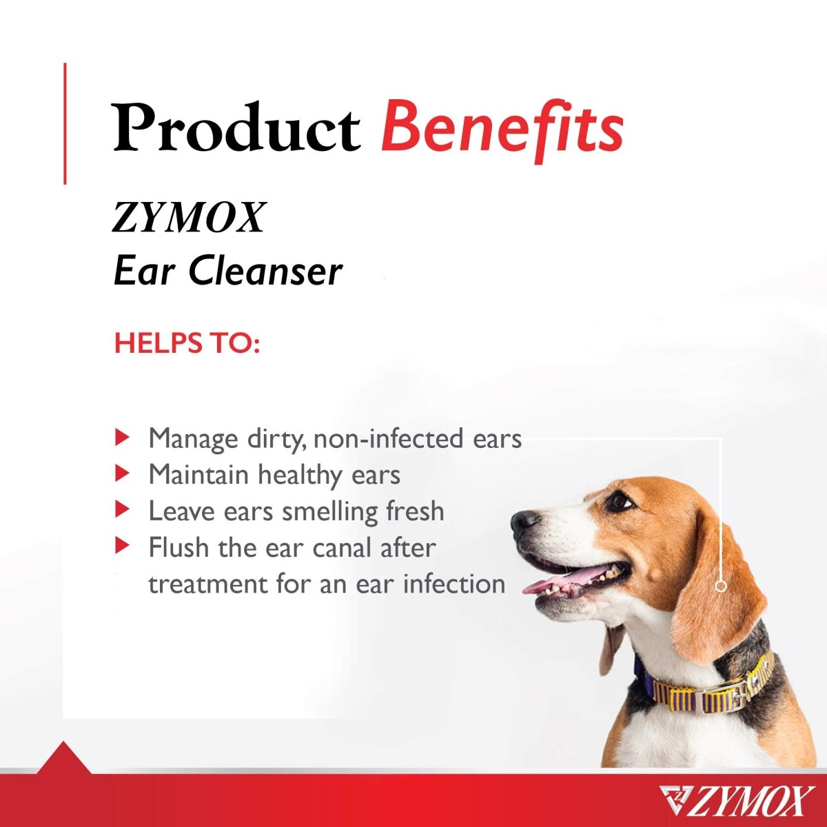 Zymox Ear Cleanser Solution for Dogs and Cats - 4 oz