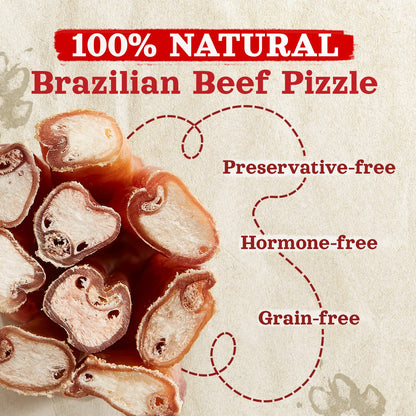 Natural Farm Odor Free Jumbo Bully Sticks (6 Inch, 12 Pack), Extra - Thick Dog Treats – Fully Digestible 100% Beef Treats, Natural Dental Chews – Keep Your Dog Busy with 50% Longer Lasting Chews